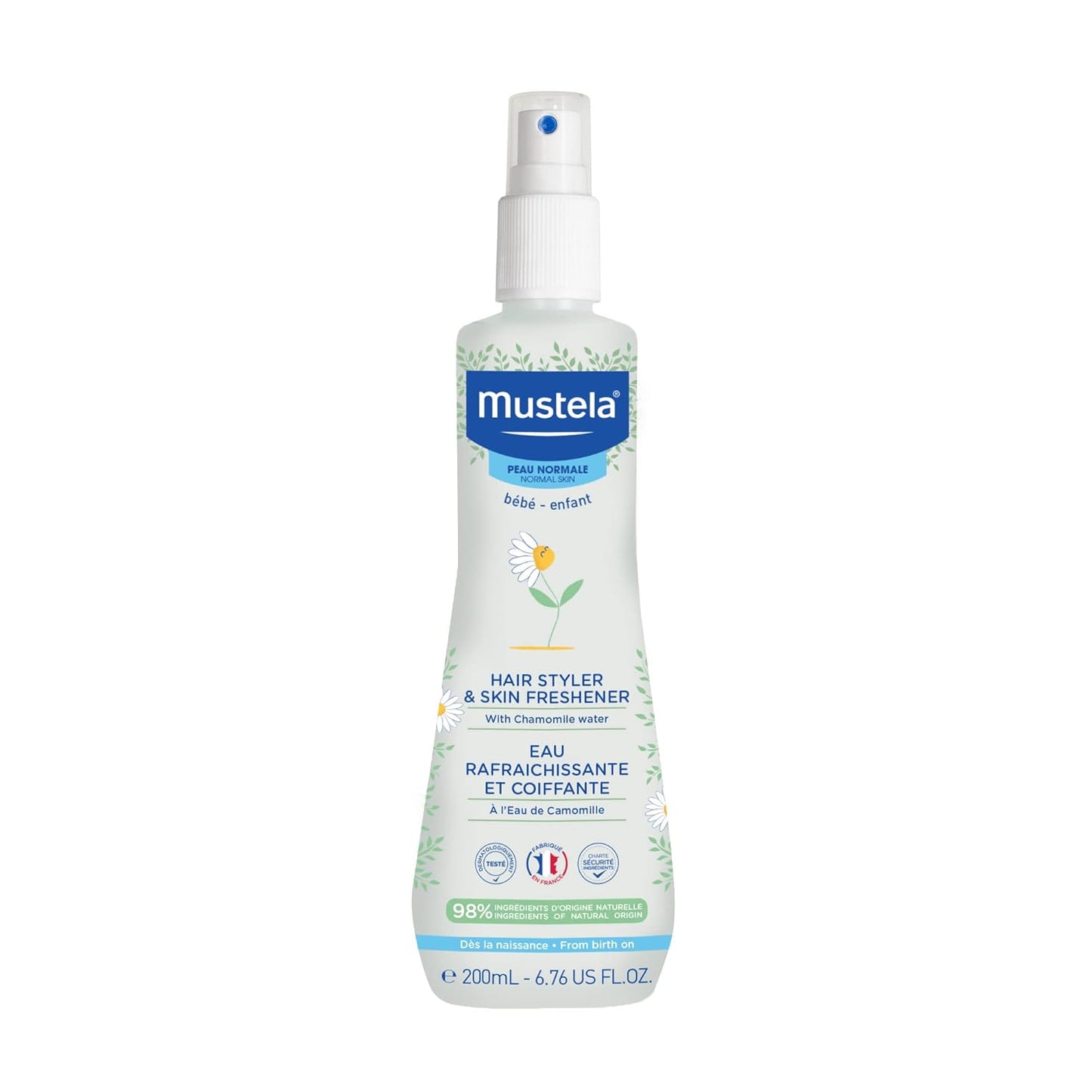 Mustela Hair Styler & Skin Freshener with Chamomile Water for Normal Skin