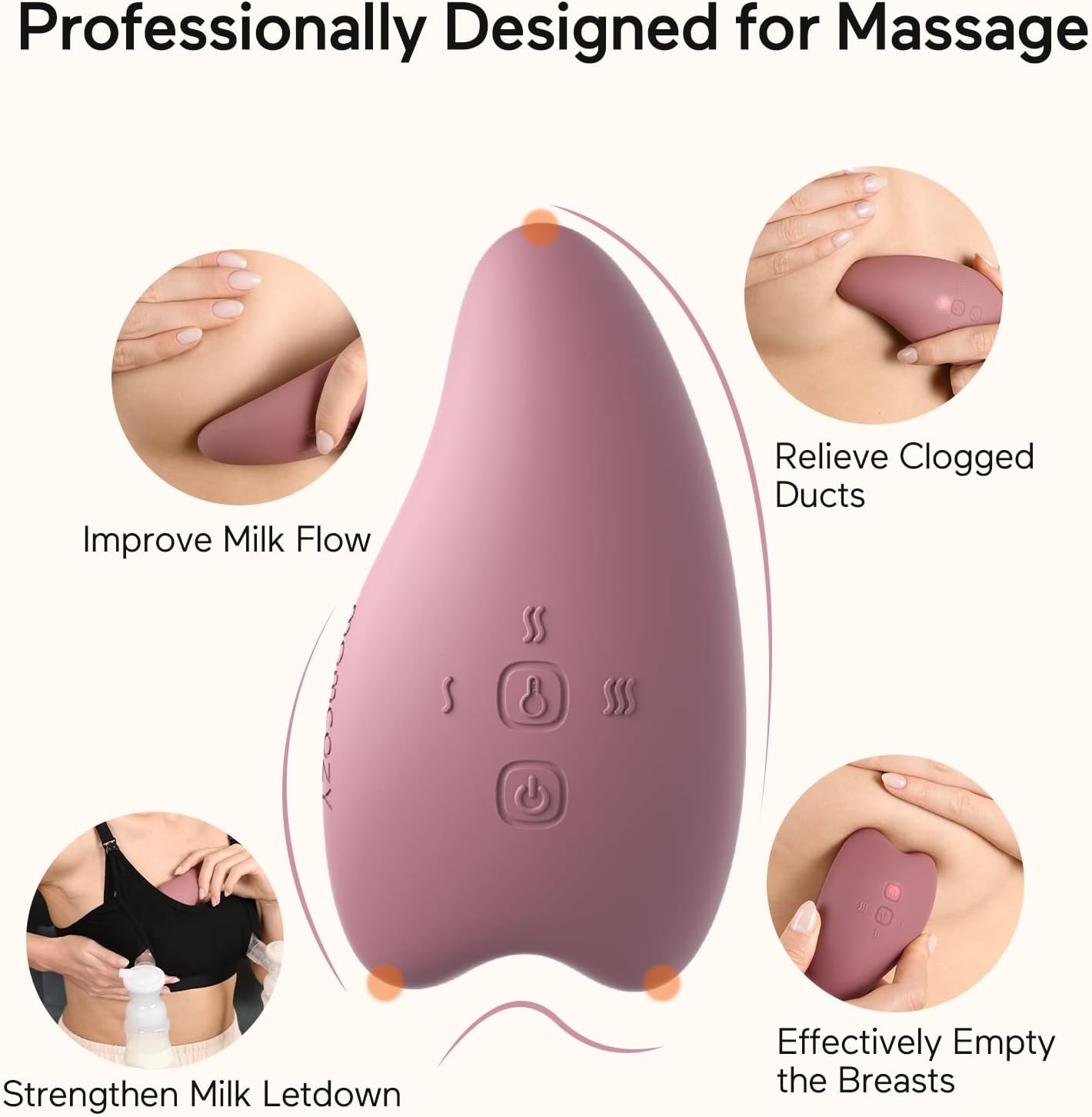 Momcozy Warming and Vibrating Lactation Massager