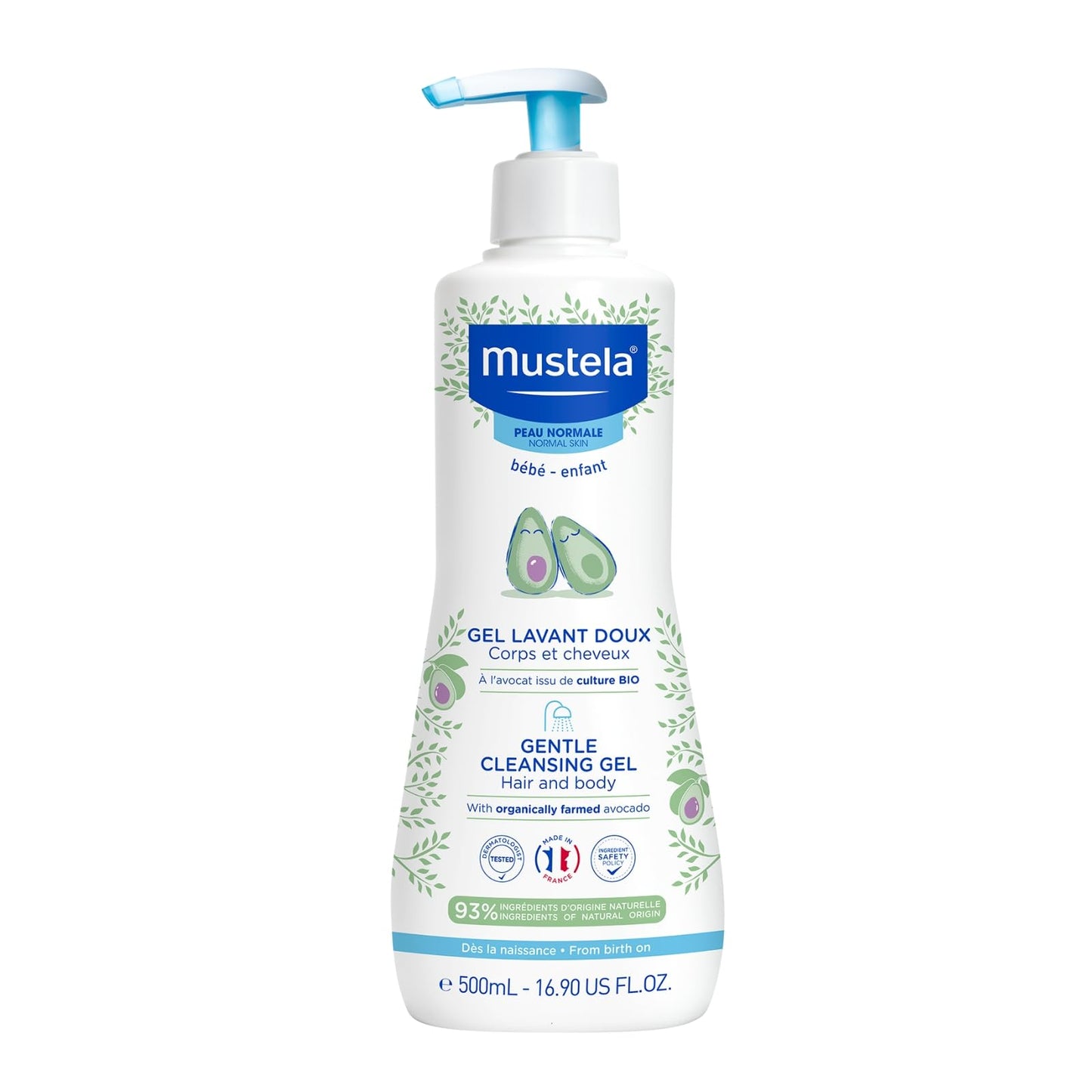 Mustela Gentle Cleansing Gel with Avocado for Normal Skin