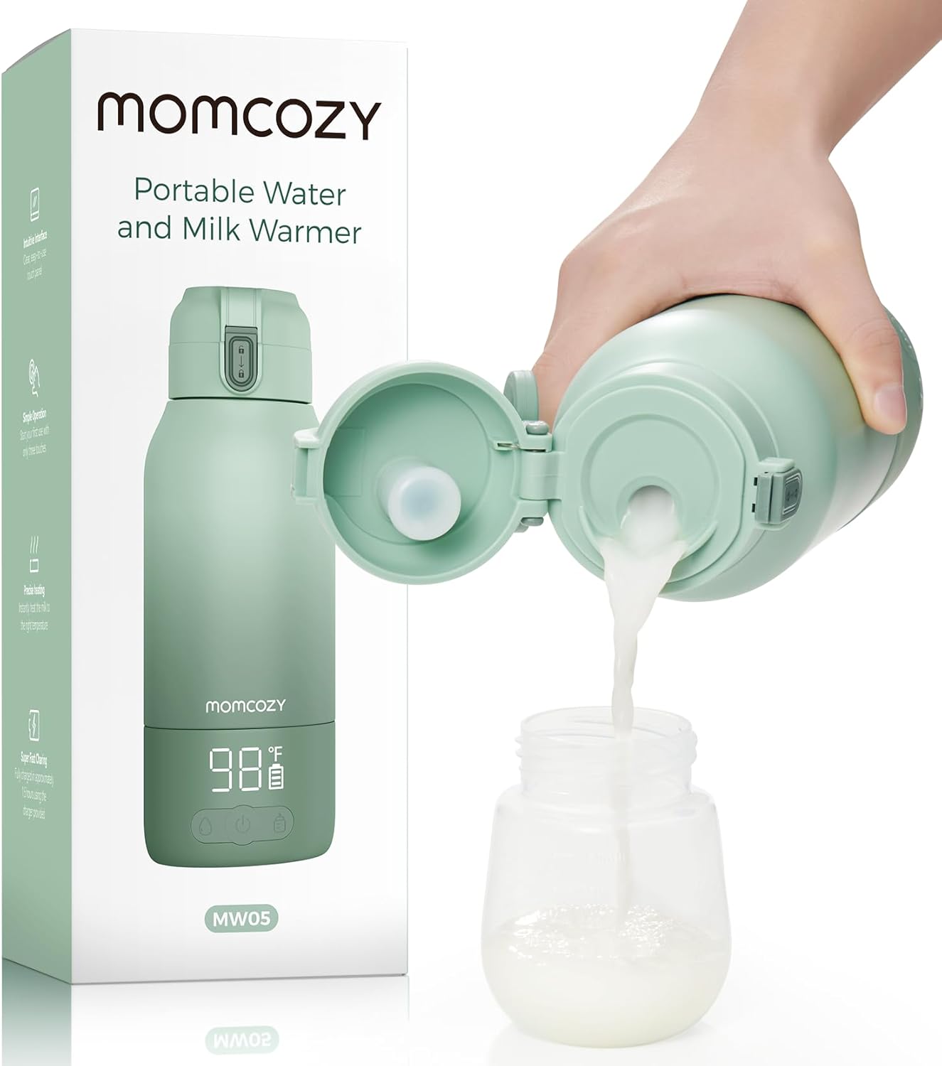 Momcozy Portable Breast Milk & Water Warmer for Travel