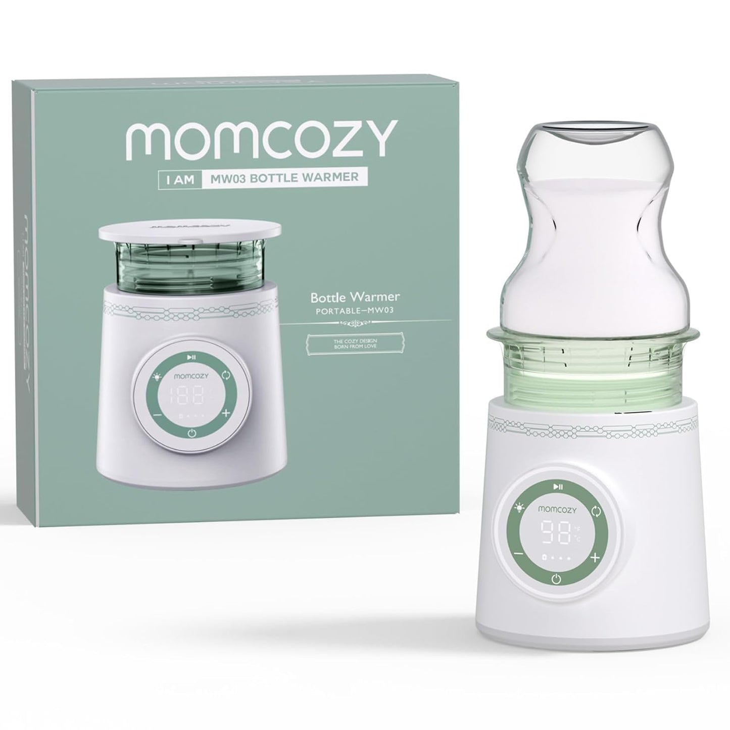 Momcozy Cordless Portable Baby Bottle Warmer for Travel