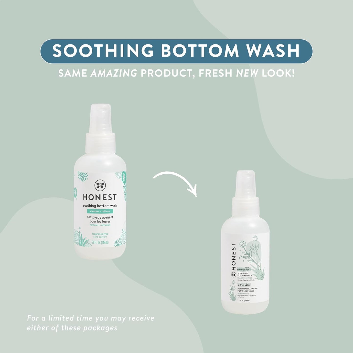 The Honest Company Soothing Bottom Wash