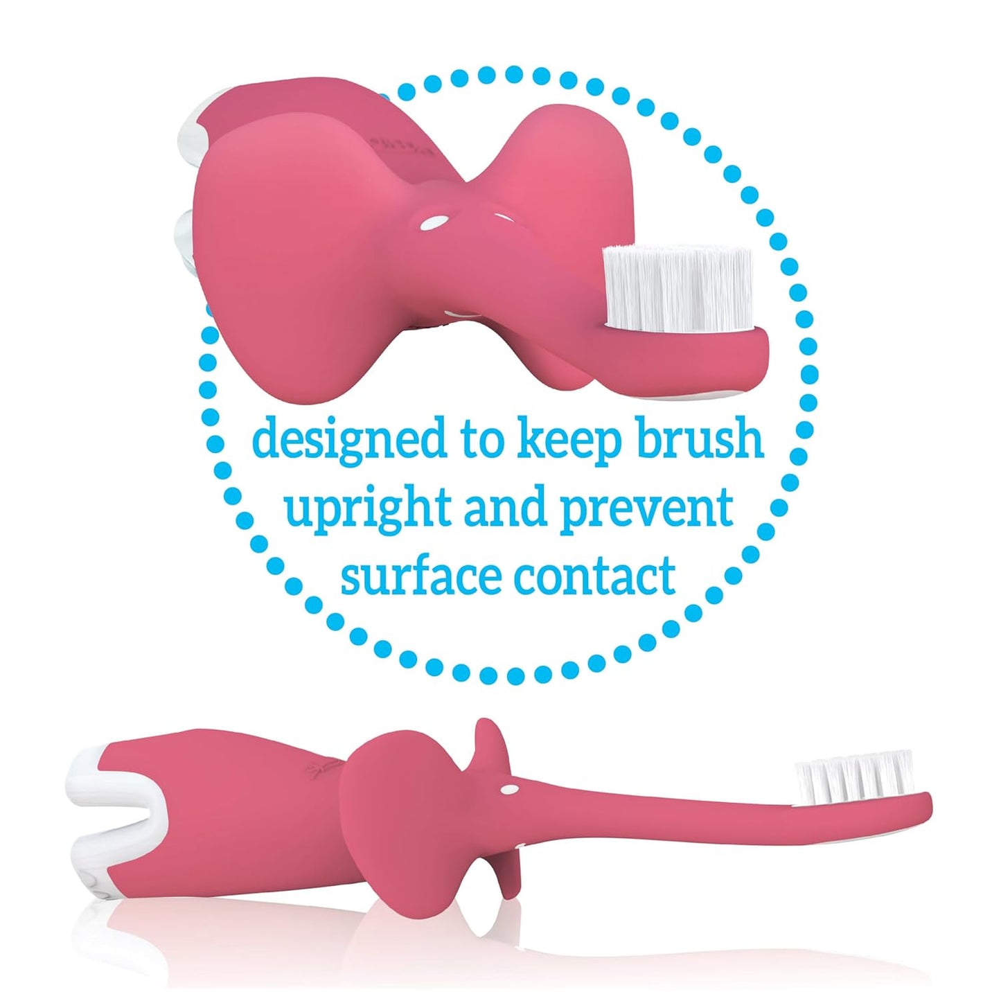 Dr. Brown's™ Infant-to-Toddler Toothbrush - Pink Elephant