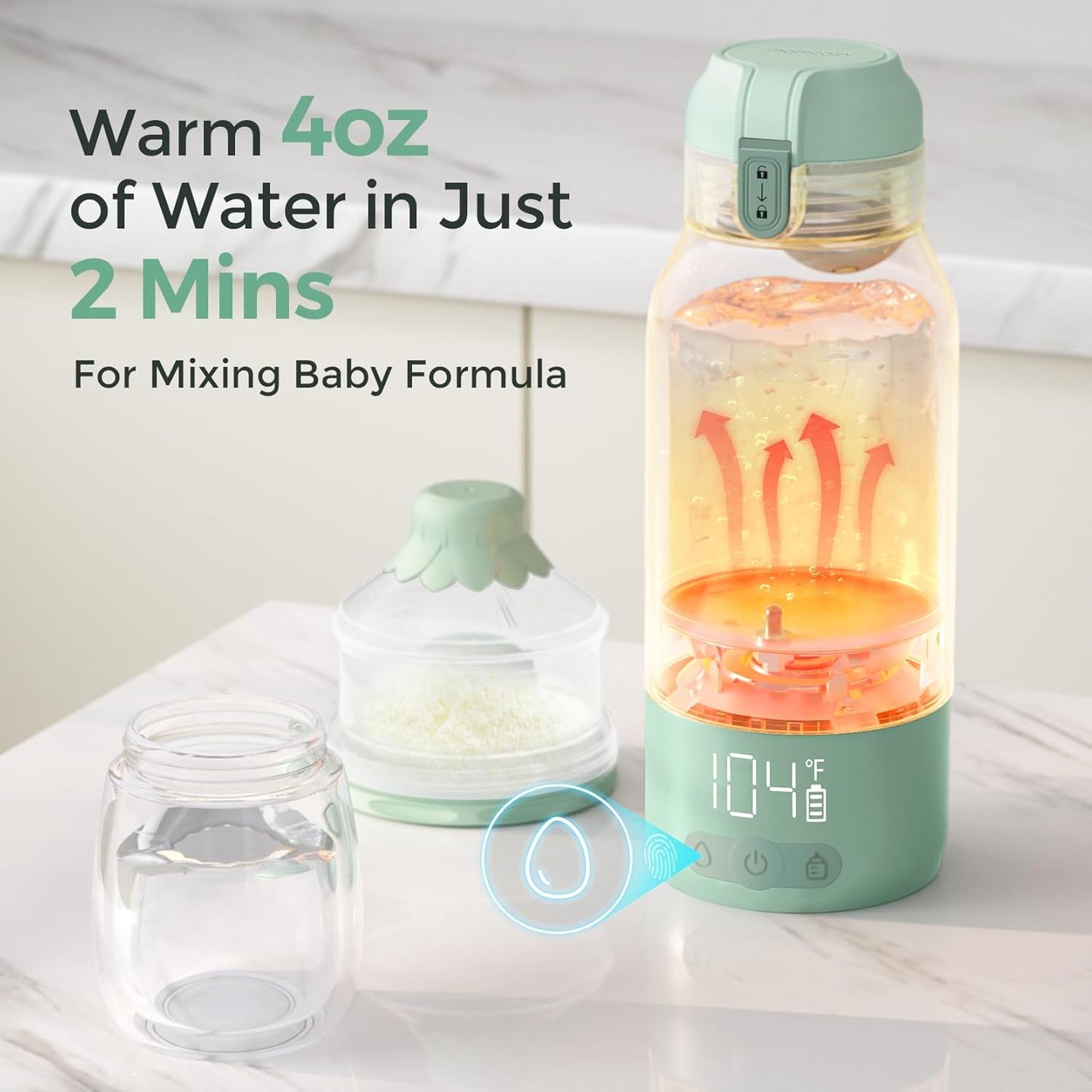 Momcozy Portable Breast Milk & Water Warmer for Travel