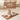 Konssy Faux Leather Baby Changing Mat - Brown/Beige