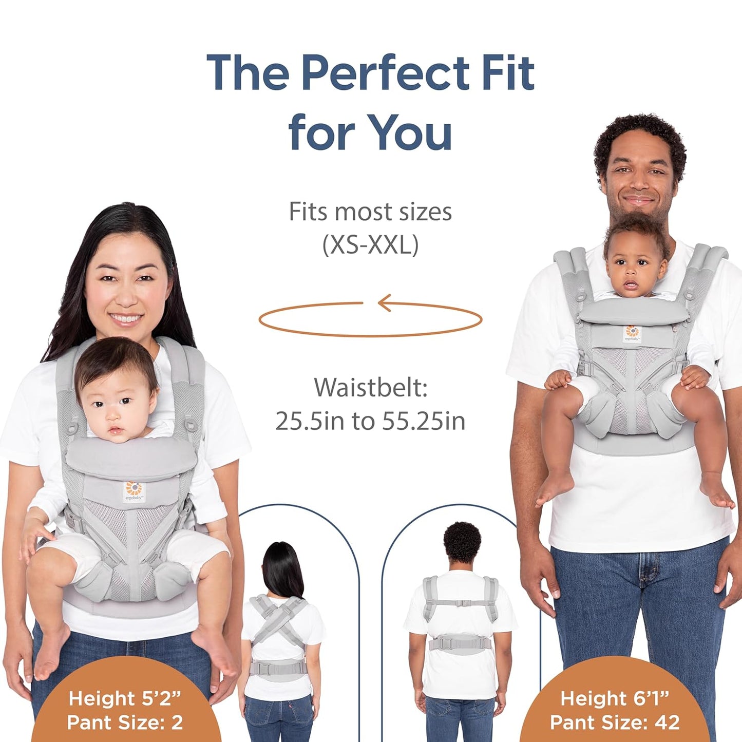 Ergobaby OMNI 360 Cotton Baby Carrier - Pearl Grey