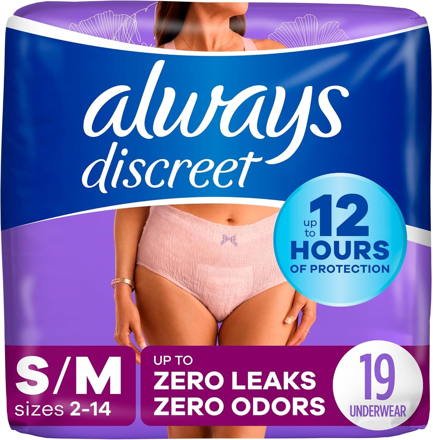 Always Discreet Maximum Protection Underwear