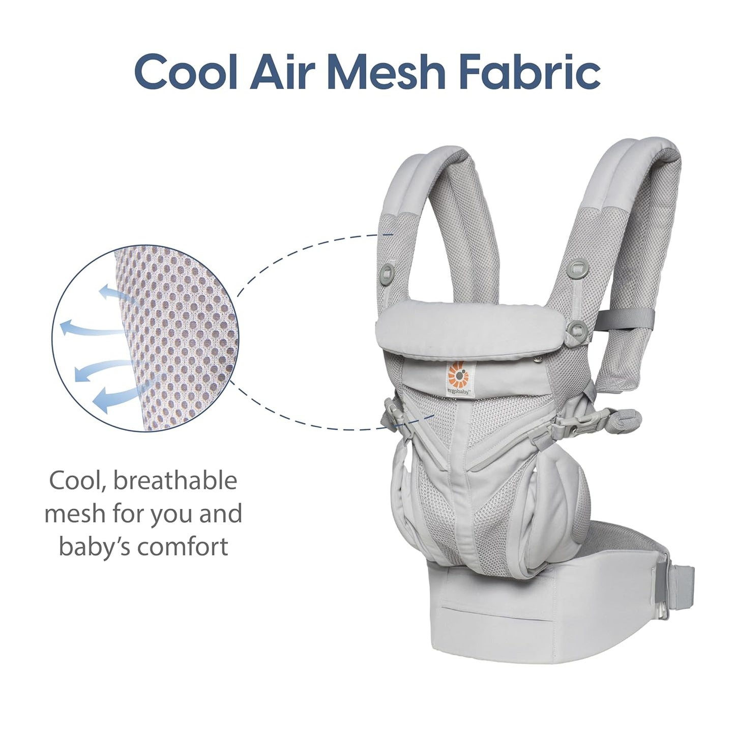 Ergobaby OMNI 360 Mesh Baby Carrier - Pearl Grey