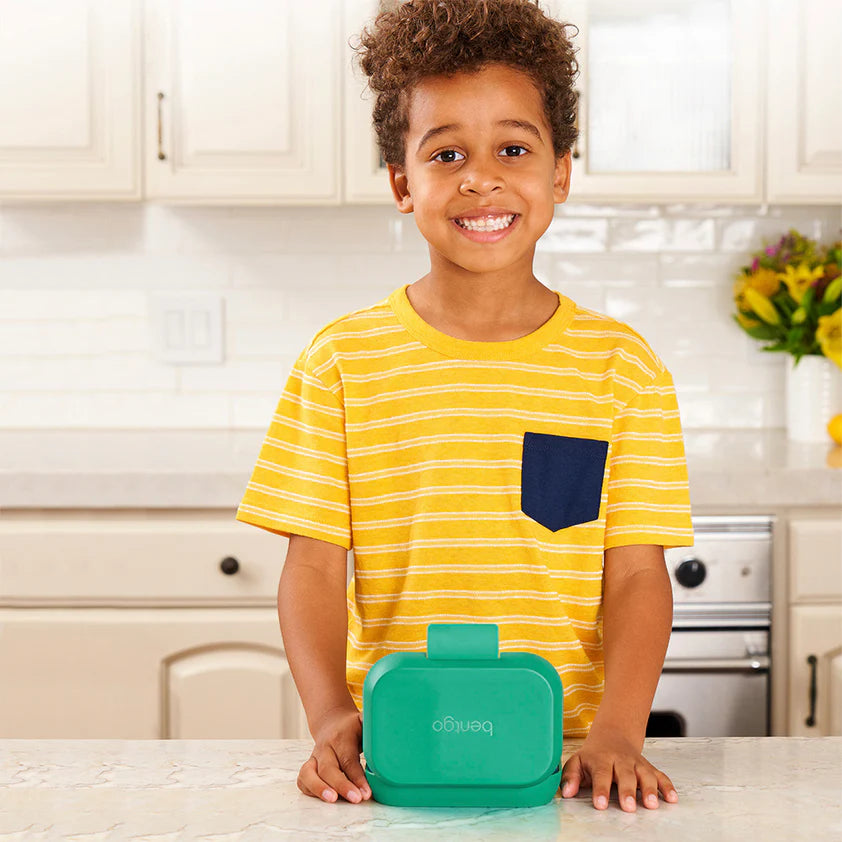 Bentgo Kids Snack Container - Green/Navy