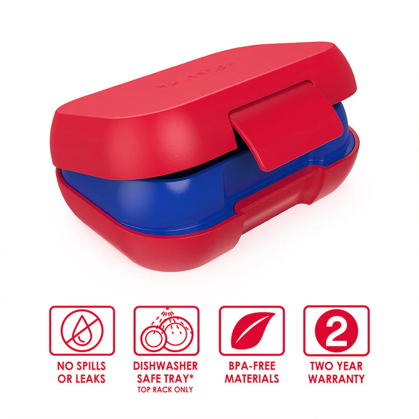 Bentgo Kids Snack Container - Red/Royal