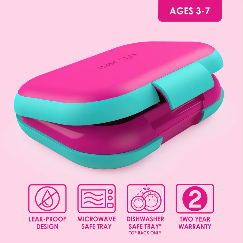 Bentgo Kids Chill Lunch Box - Fuchsia/Teal