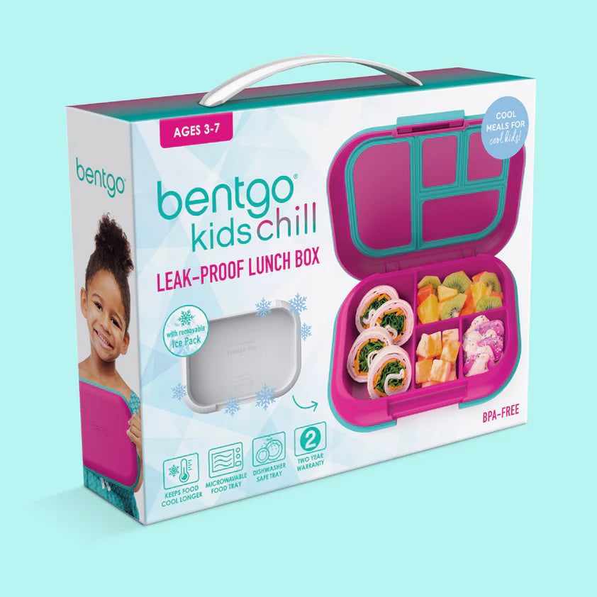 Bentgo Kids Chill Lunch Box - Fuchsia/Teal