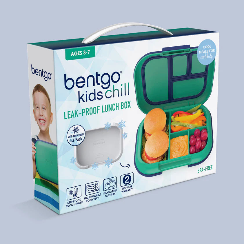 Bentgo Kids Chill Lunch Box - Green/Navy