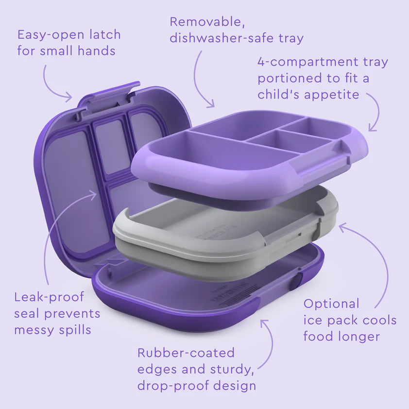 Bentgo Kids Chill Lunch Box - Purple