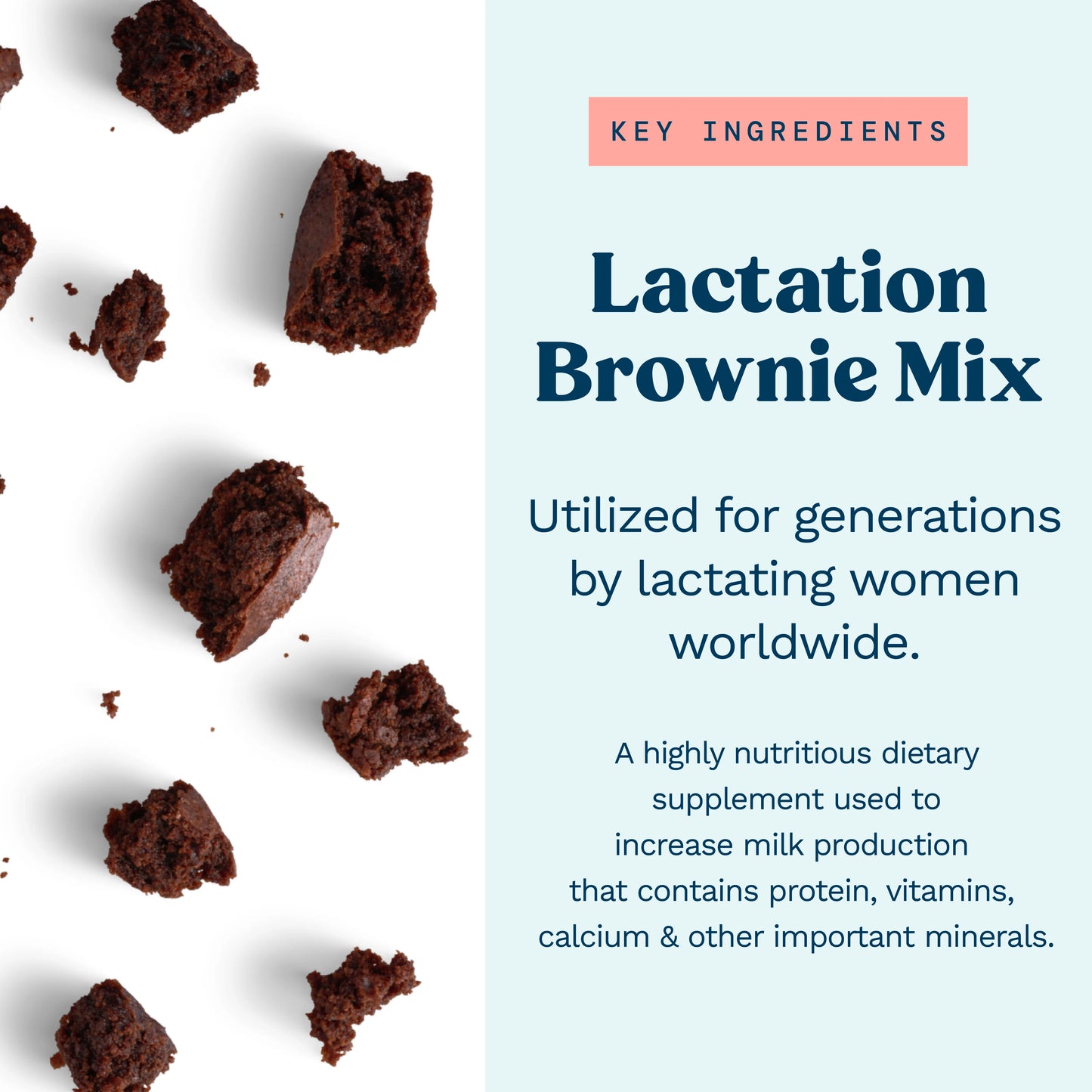 Mommy Knows Best Lactation Brownie Mix – Double Chocolate Brownie