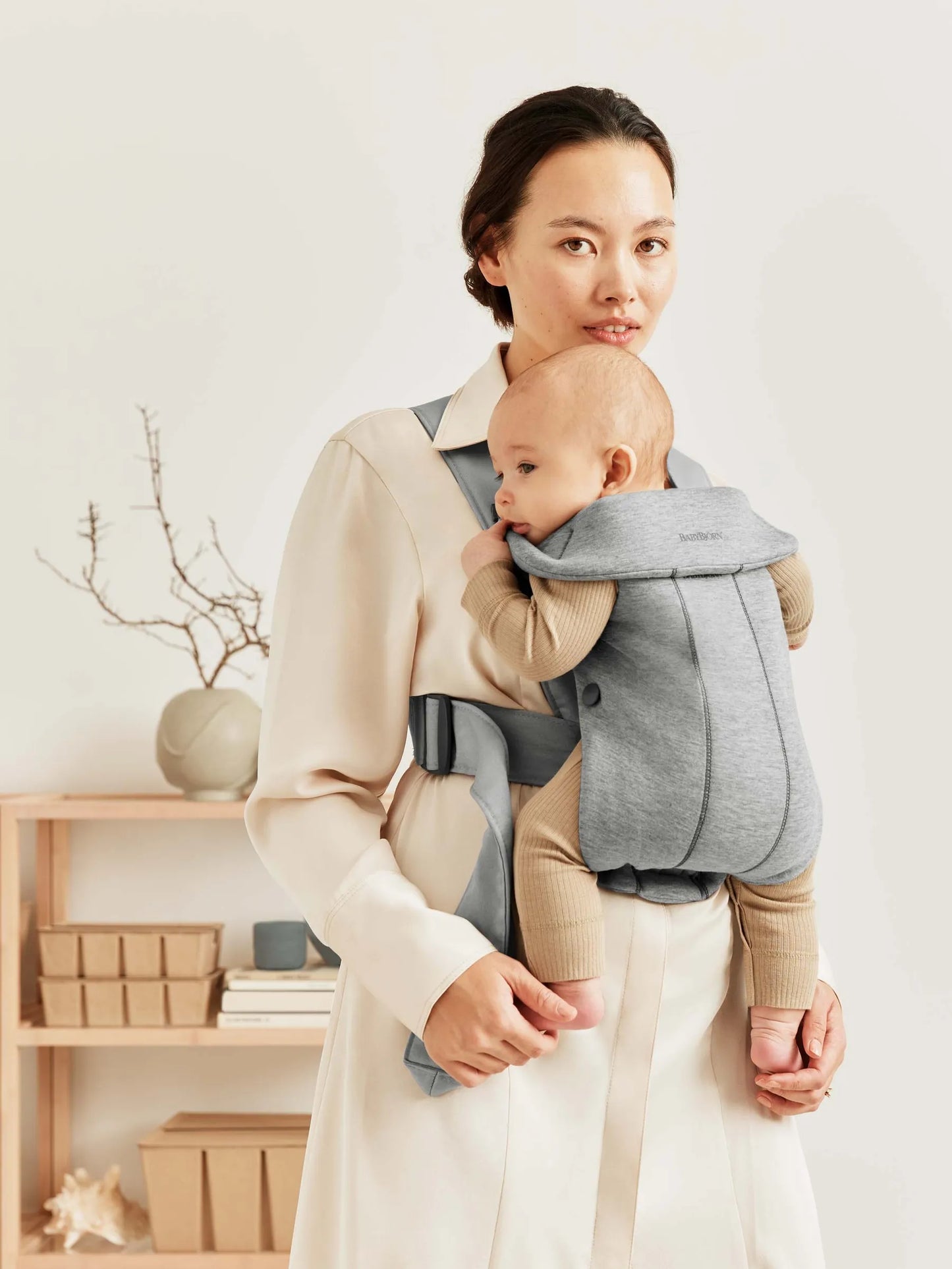 BabyBjörn Baby Carrier Mini - Light Grey